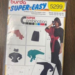 Burda pattern #5299 brand new